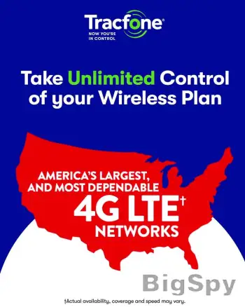 View More TracFone Wireless Ads On BigSpy