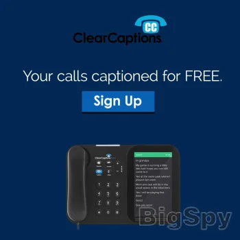 View More ClearCaptions Ads On BigSpy