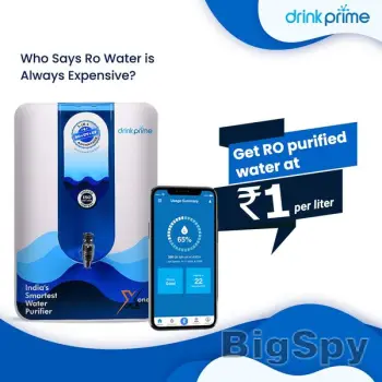 DrinkPrime India's Smartest RO Water Purifier on Subscription, Bengaluru