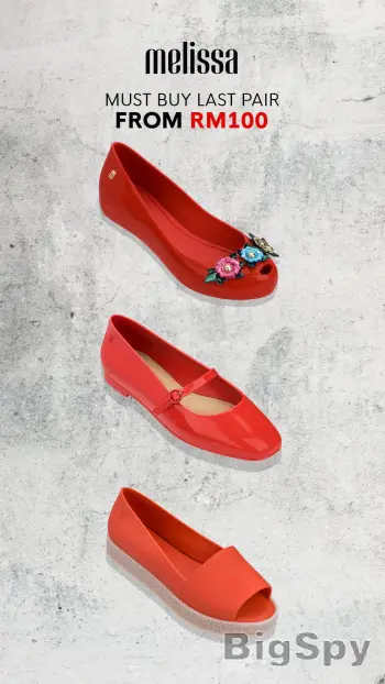 View More Melissa Shoes - Official Store Malaysia
– MDreams Malaysia Ads On BigSpy