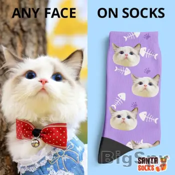 View More Put any face on socks!Create custom photo socks on Santa Socks!
– SANTASOCKS Ads On BigSpy