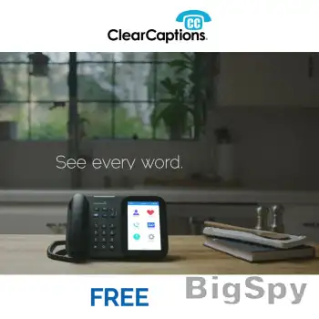 View More ClearCaptions Ads On BigSpy