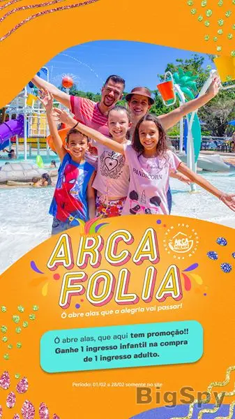 View More Arca Parque Ads On BigSpy