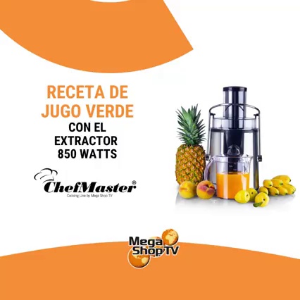 Extractor de Jugos Frutas y verduras 850 Watts