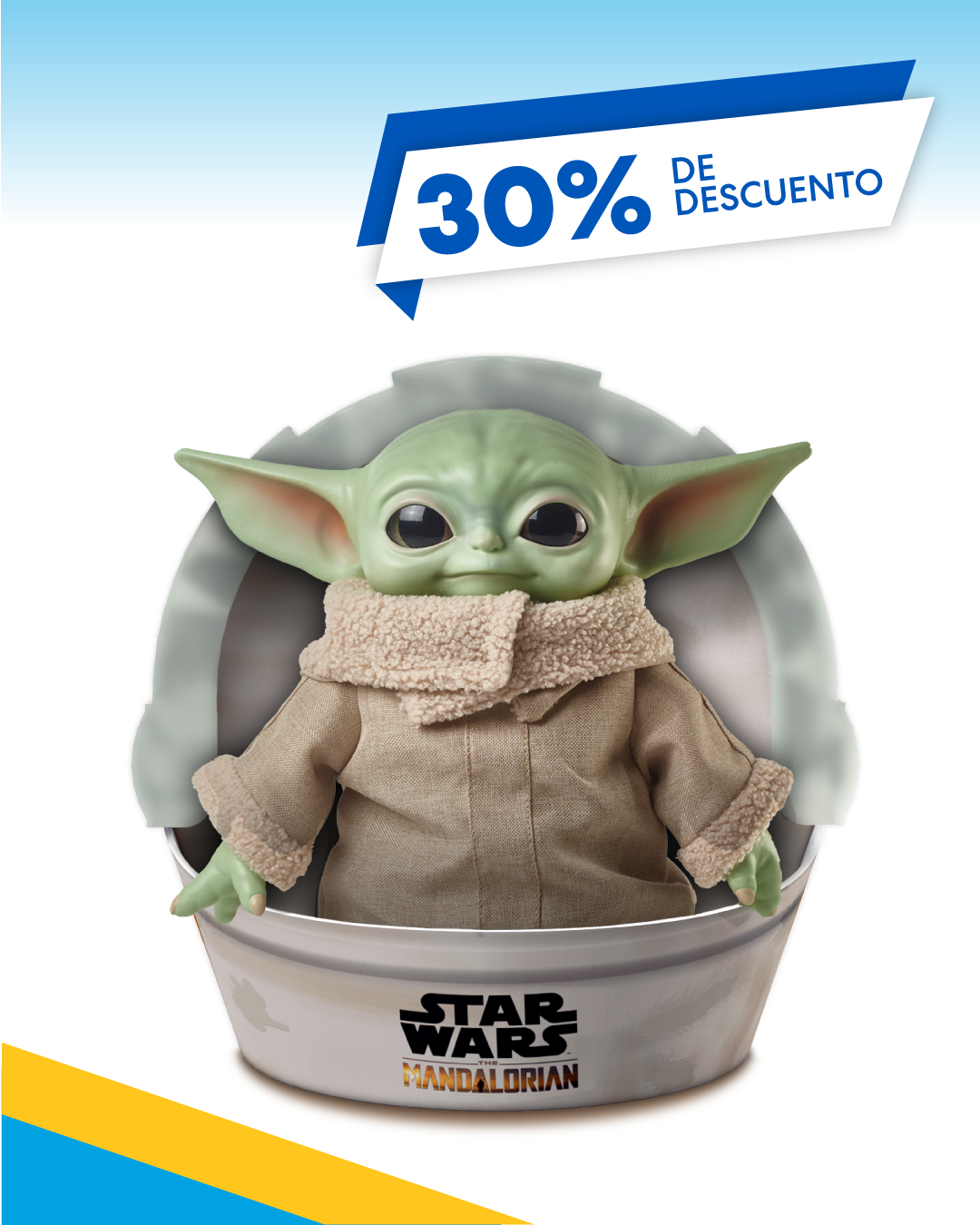 Baby yoda juguete online pepe ganga