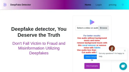 deepfakedetector.ai