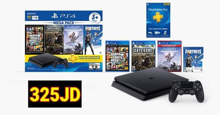 Consola Sony PS4 500GB + GTA V + Minecraft + Assassins Creed: Chronicles -  Consola - Compra na