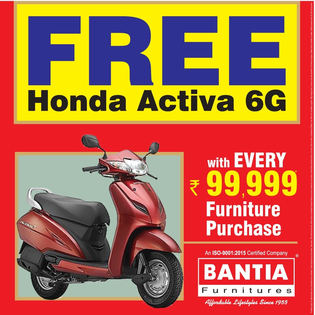 Honda activa best sale free offer