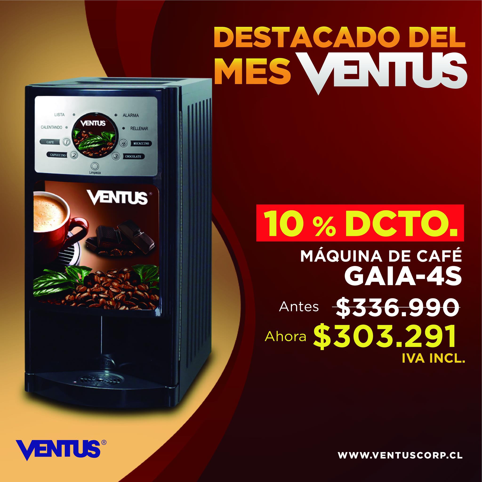 Maquina de Cafe GAIA-4S VENTUS