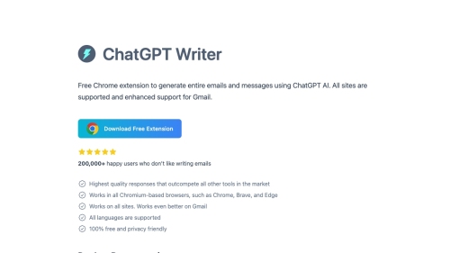 ChatGPT Writer