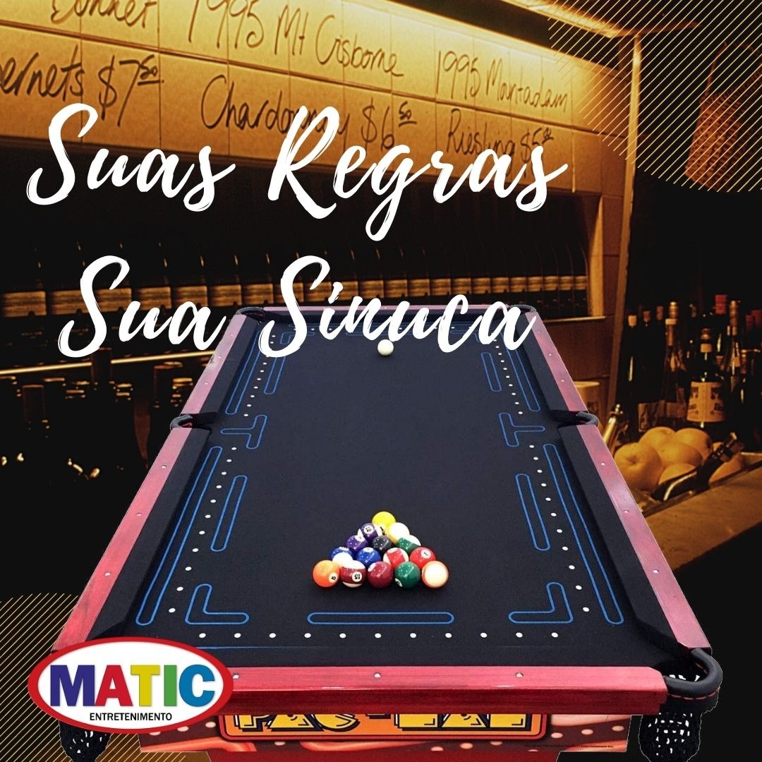 Mesa de Sinuca Pac Man (Pool Table) - Matic